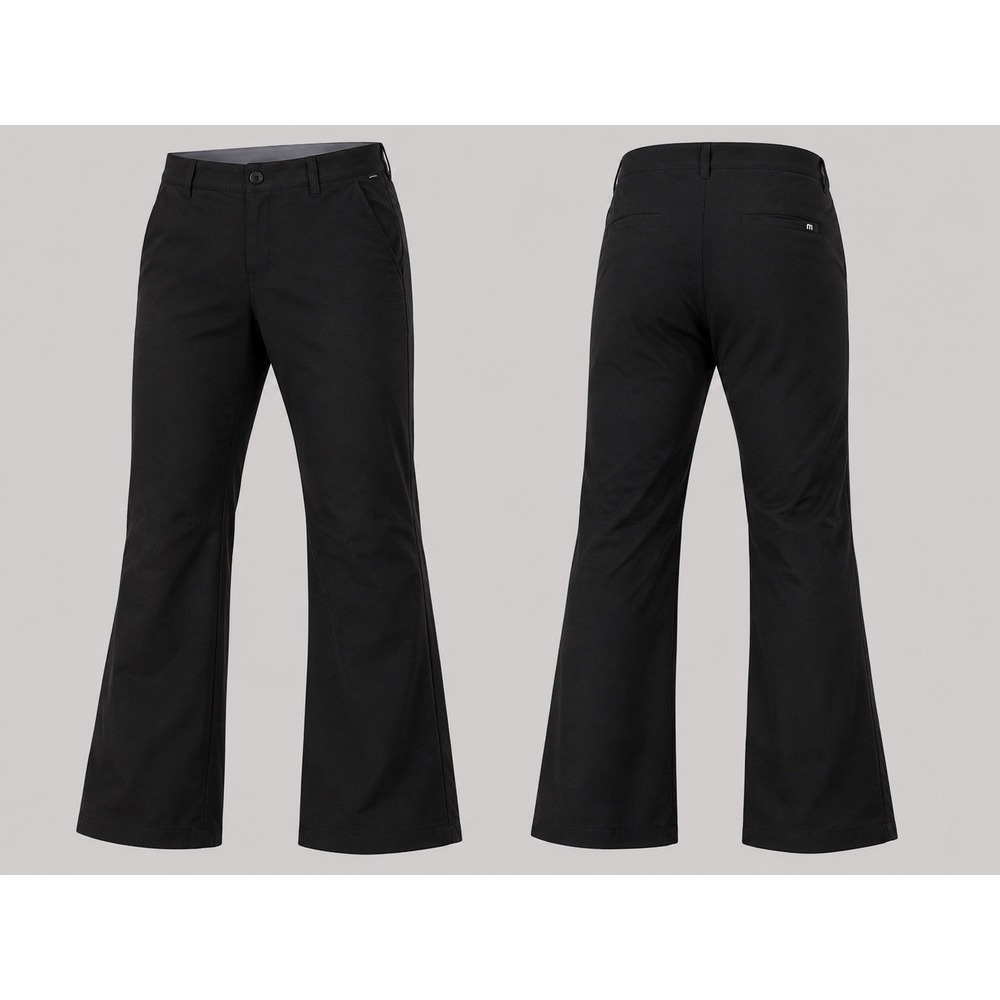 Travis Mathew Golf TROUSER MENS 34 BLACK Straight PANTS PERFORMANCE